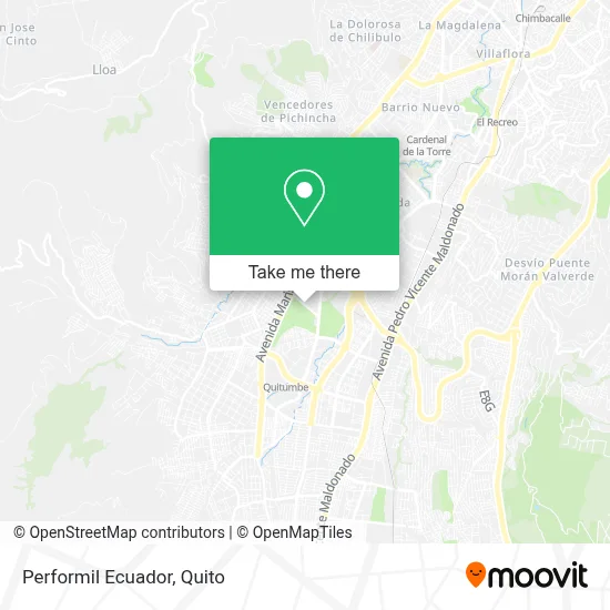 Performil Ecuador map