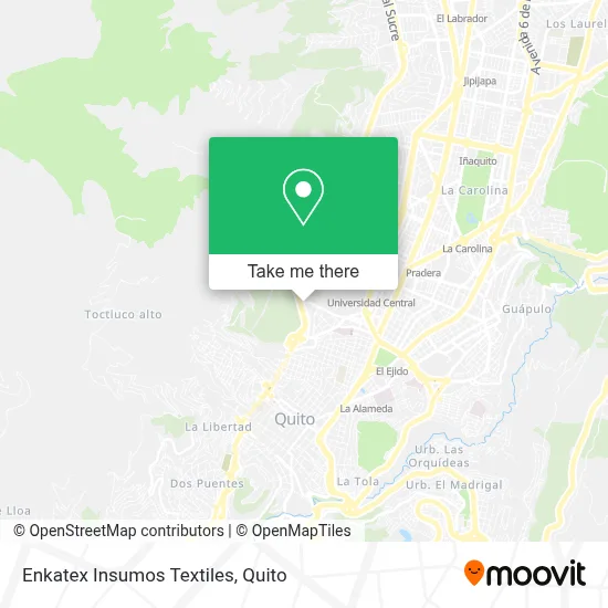 Enkatex Insumos Textiles map