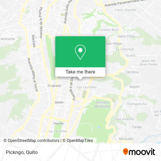 Pickngo map