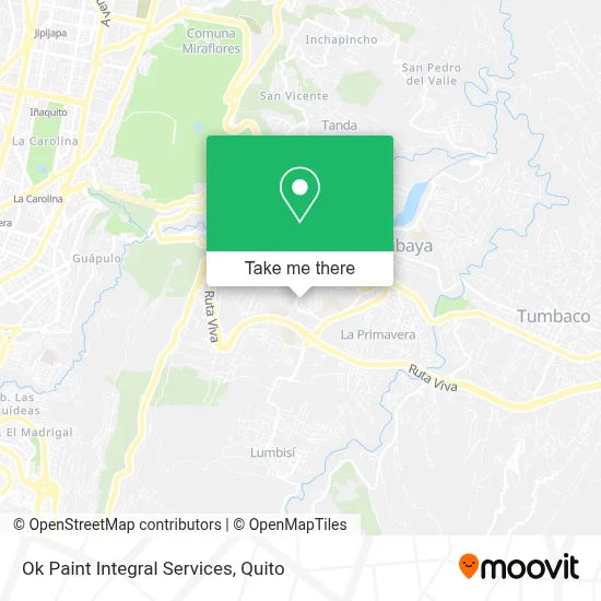 Ok Paint Integral Services map