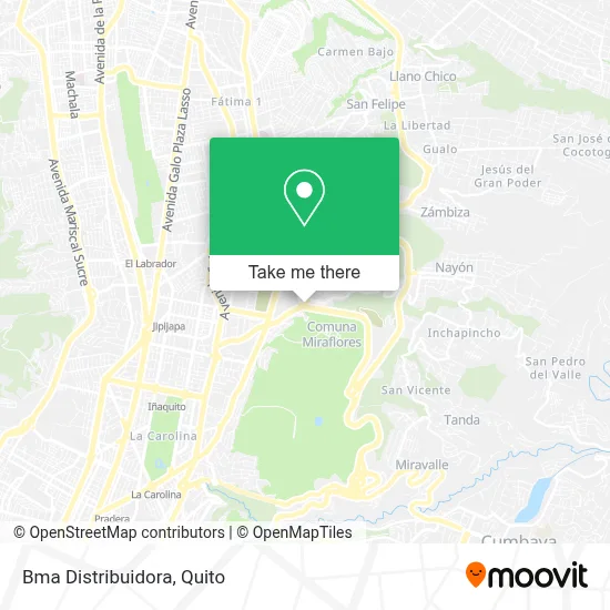 Bma Distribuidora map