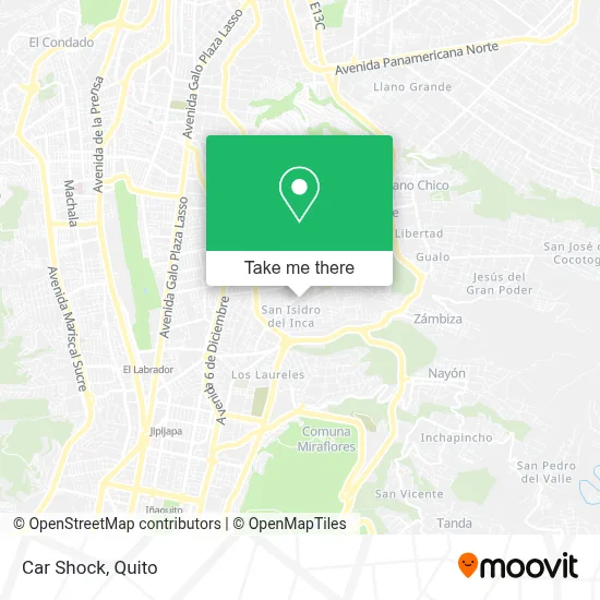 Car Shock map