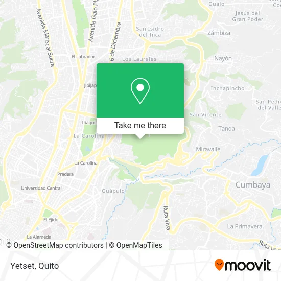 Yetset map