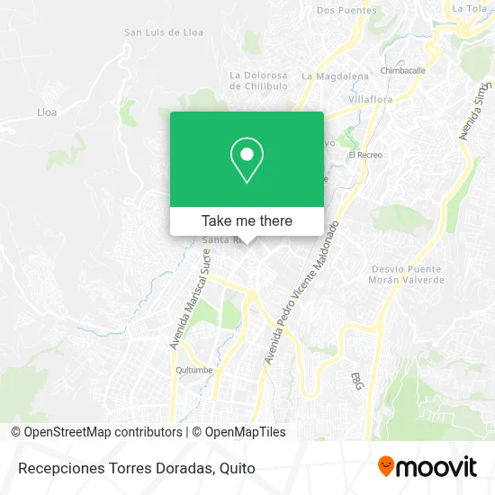 Recepciones Torres Doradas map