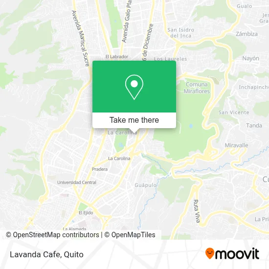 Lavanda Cafe map