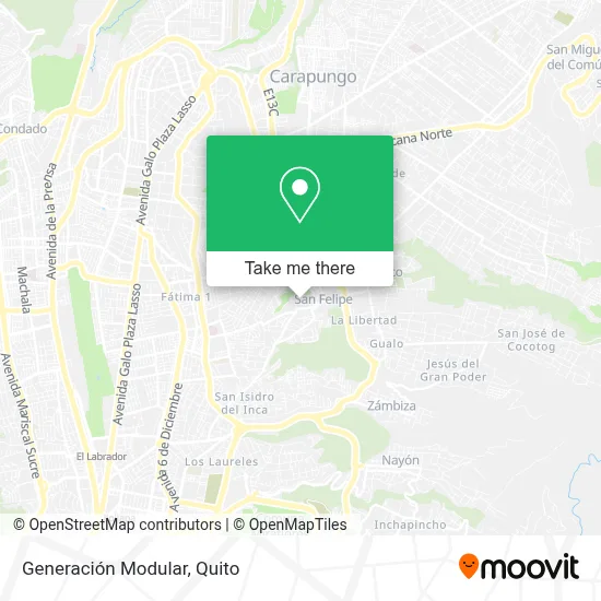 Generación Modular map