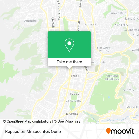 Repuestos Mitsucenter map