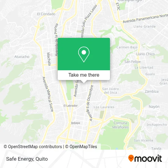 Safe Energy map