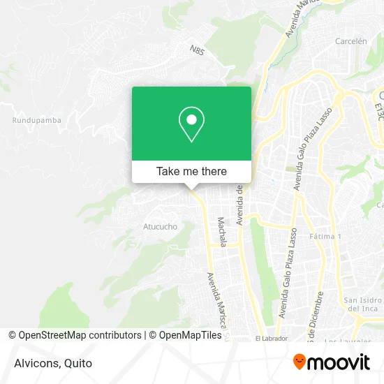 Alvicons map