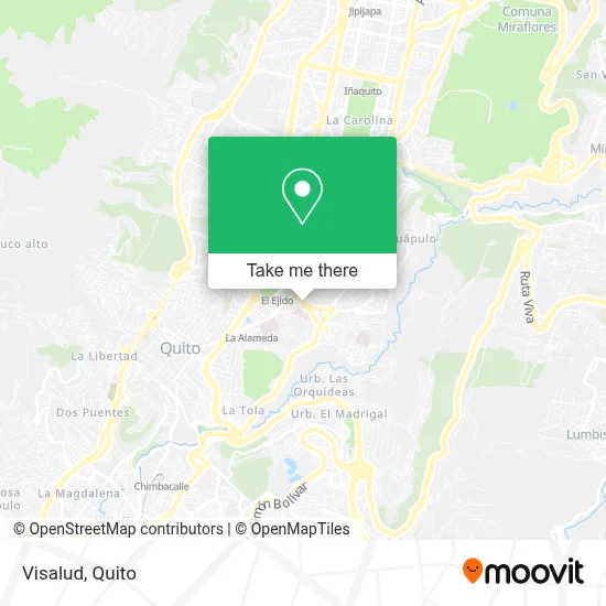 Visalud map