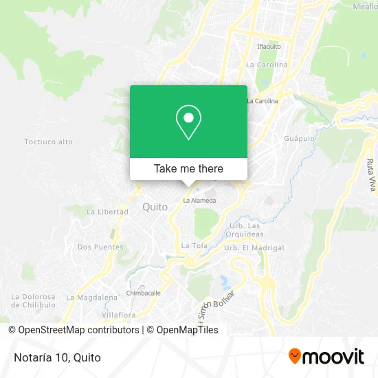 Notaría 10 map