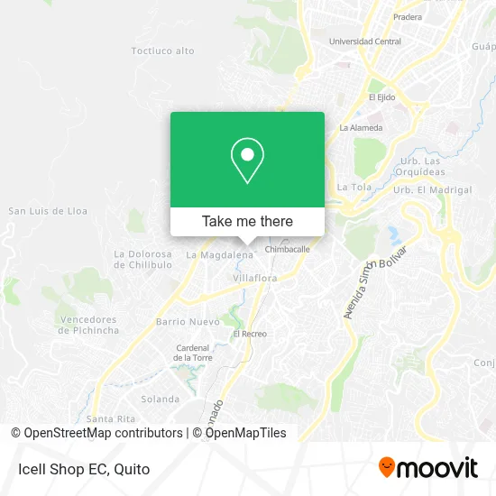 Icell Shop EC map
