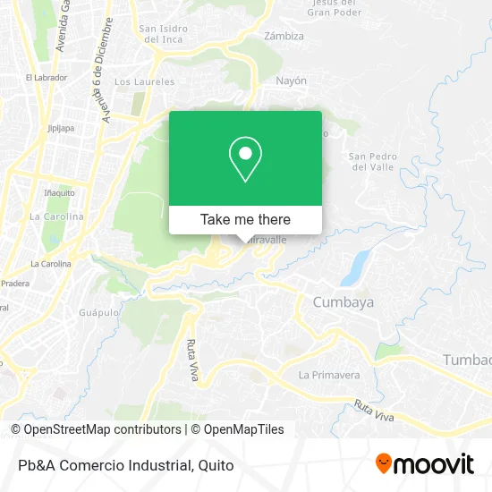 Pb&A Comercio Industrial map