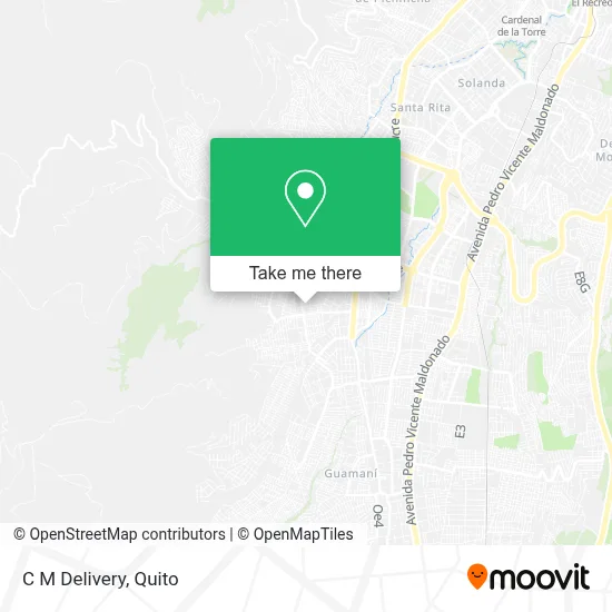 C M Delivery map