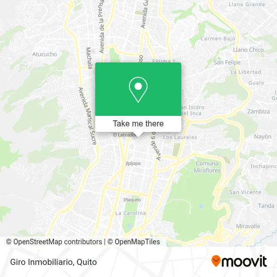 Giro Inmobiliario map
