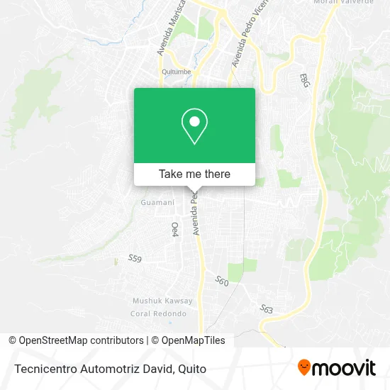 Tecnicentro Automotriz David map