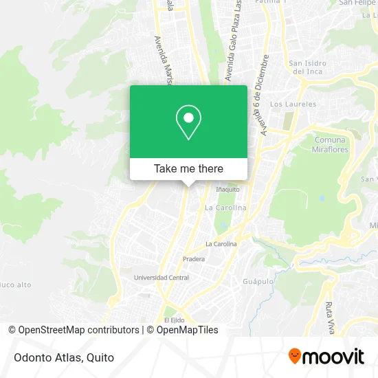 Odonto Atlas map