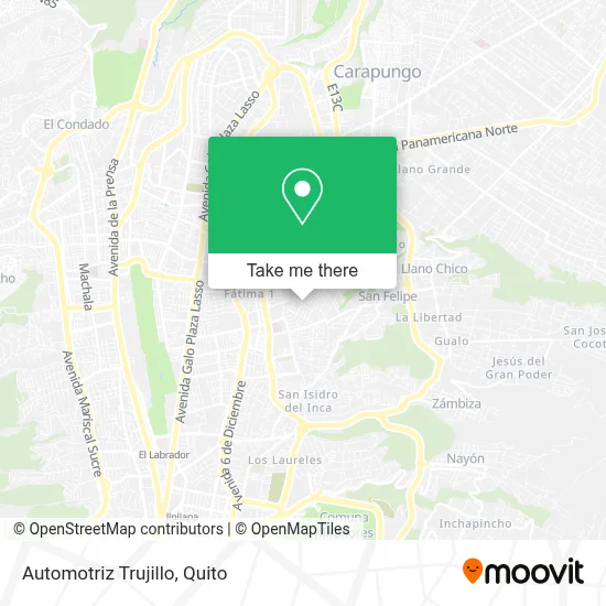Automotriz Trujillo map