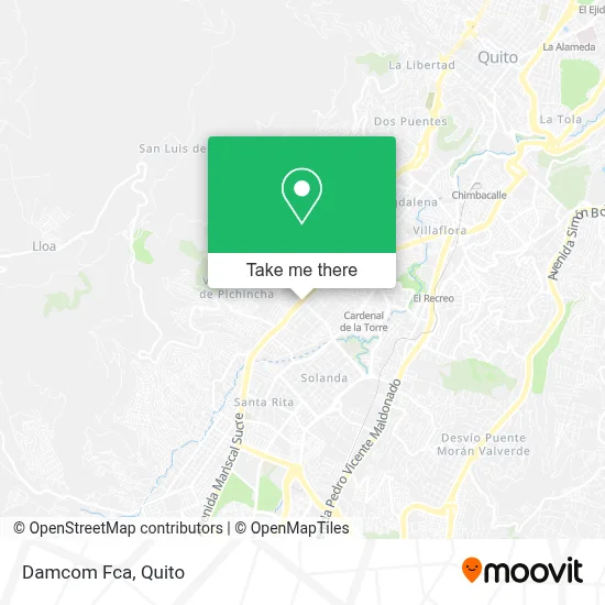 Damcom Fca map