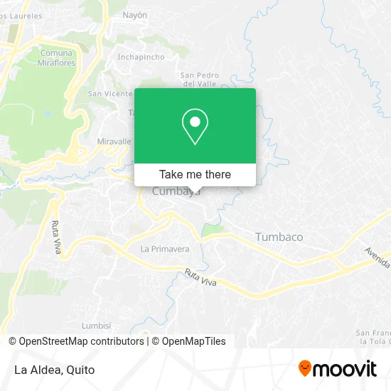 La Aldea map