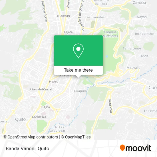 Banda Vanoni map
