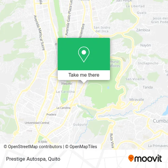 Prestige Autospa map