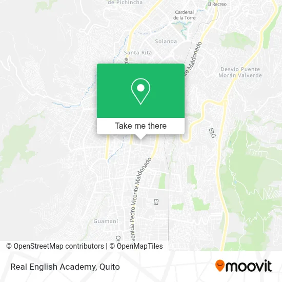 Real English Academy map
