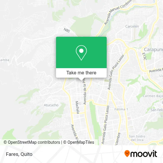 Fares map