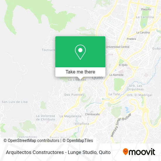 Arquitectos Constructores - Lunge Studio map