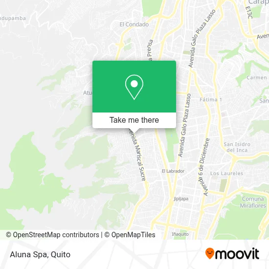 Aluna Spa map