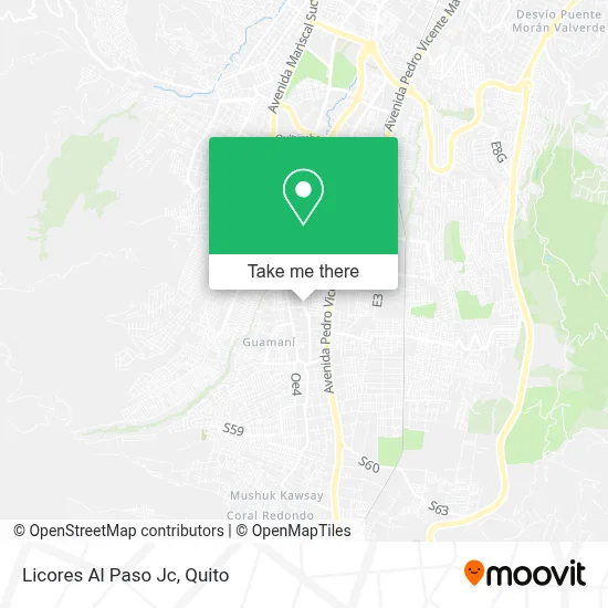 Licores Al Paso Jc map