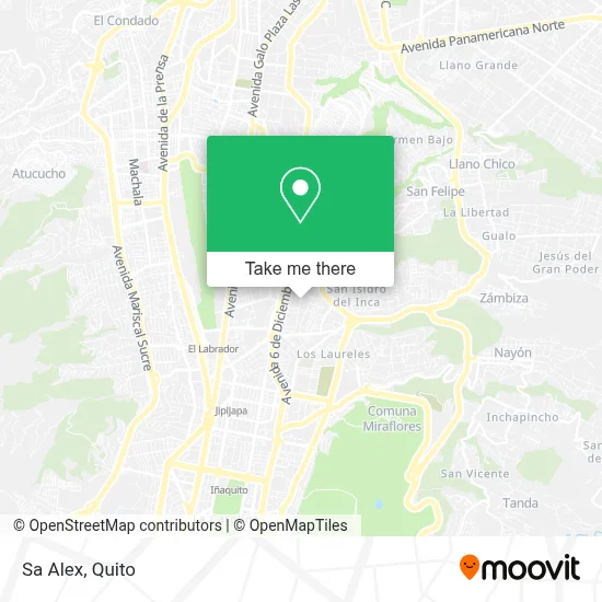 Sa Alex map