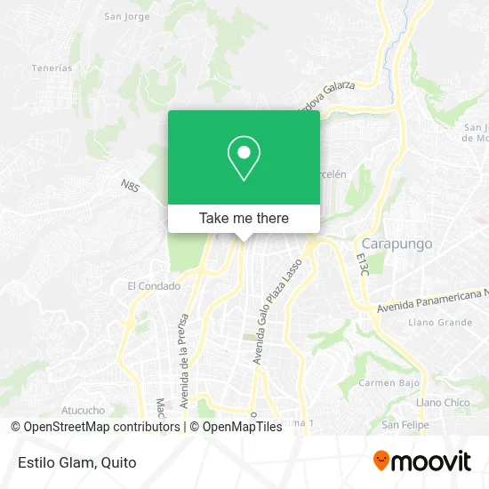 Estilo Glam map