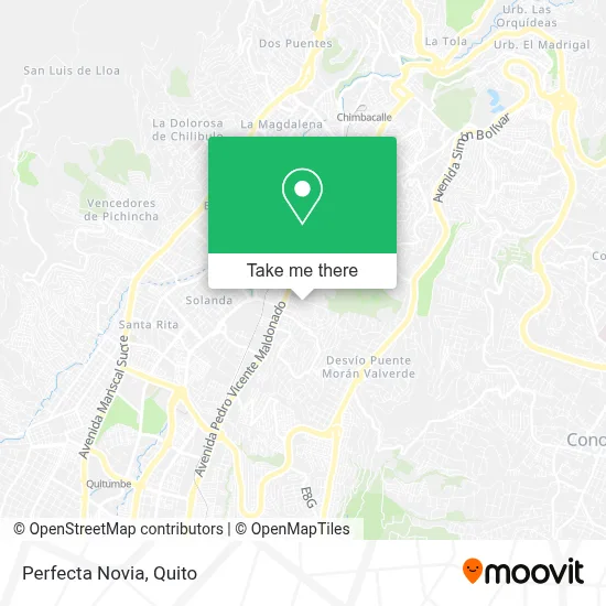 Perfecta Novia map