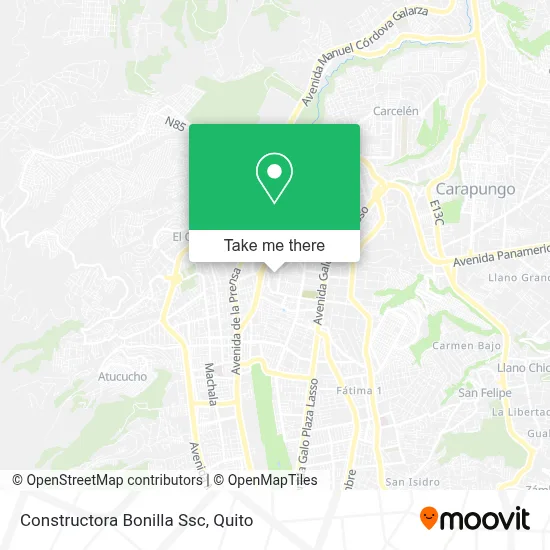 Constructora Bonilla Ssc map