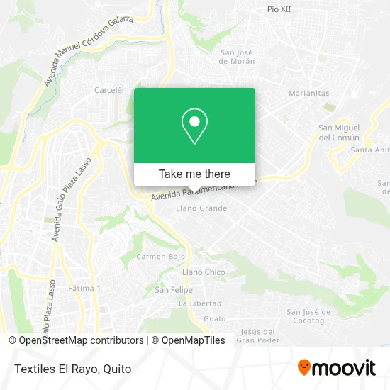 Textiles El Rayo map