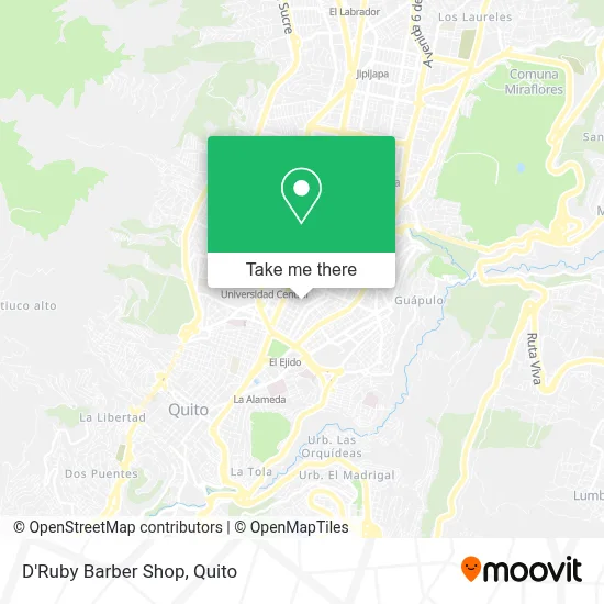 D'Ruby Barber Shop map