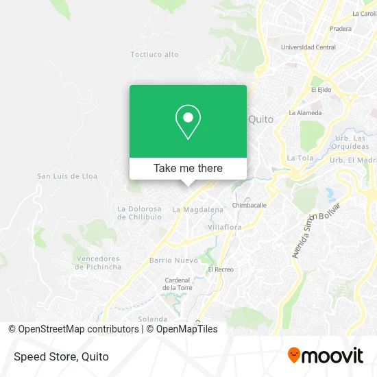 Speed Store map