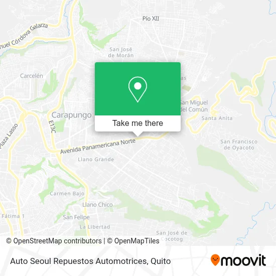 Auto Seoul Repuestos Automotrices map