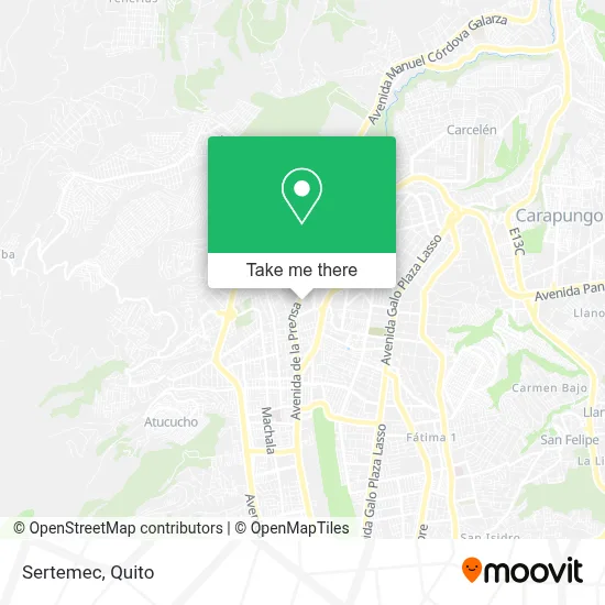 Sertemec map