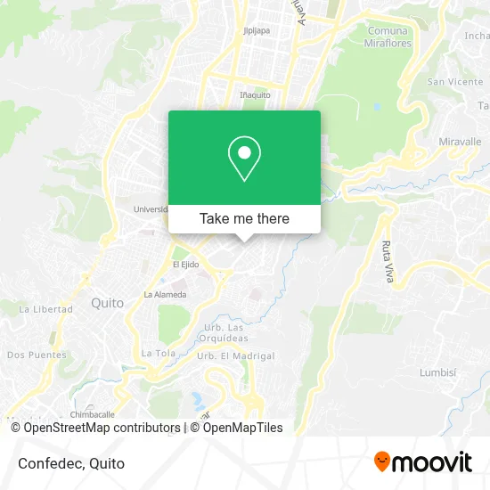 Confedec map