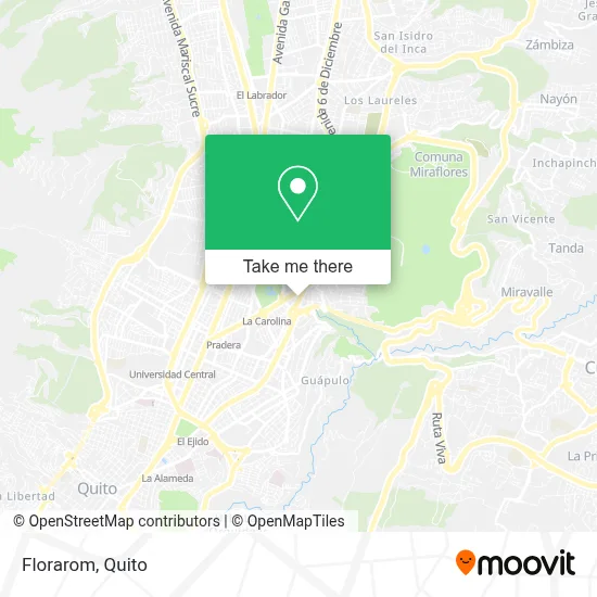 Florarom map