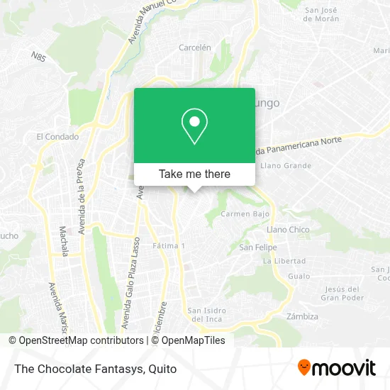 The Chocolate Fantasys map