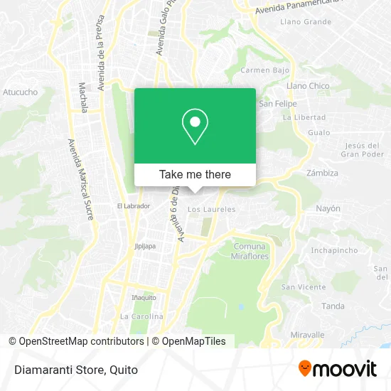 Diamaranti Store map