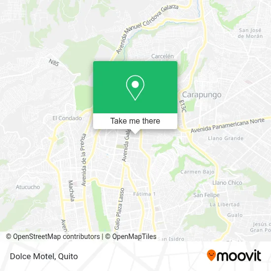 Dolce Motel map