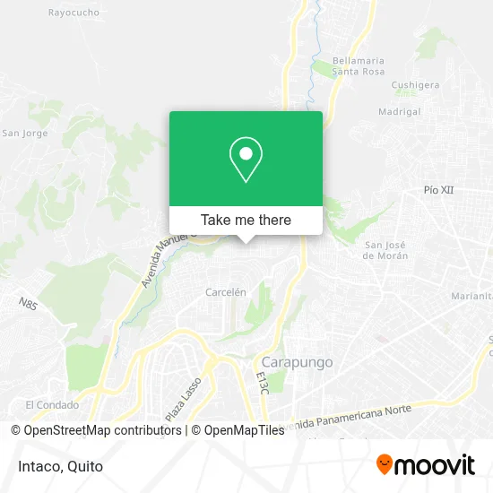 Intaco map