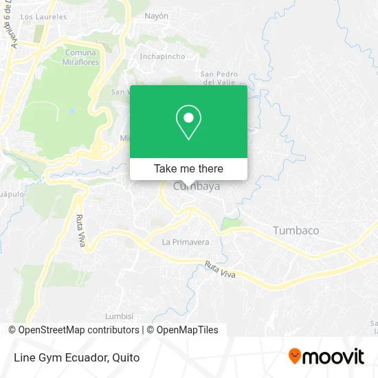 Line Gym Ecuador map