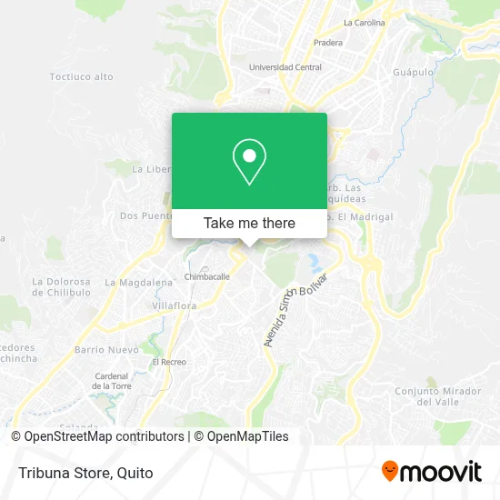 Tribuna Store map