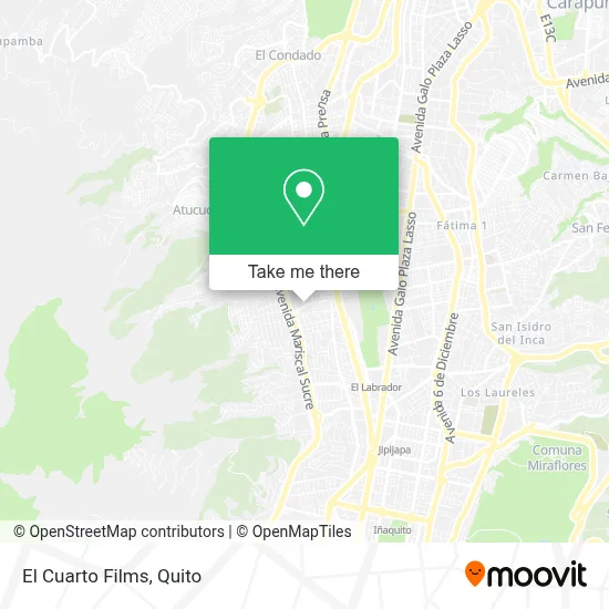 El Cuarto Films map