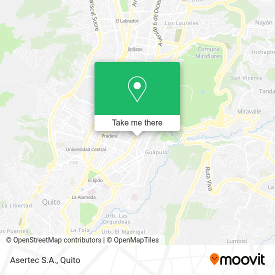 Asertec S.A. map